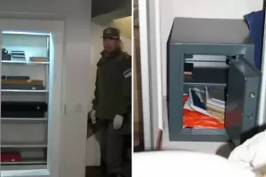 Cuadernos: exhibieron nuevas im�genes y videos de la b�veda de Cristina en El Calafate