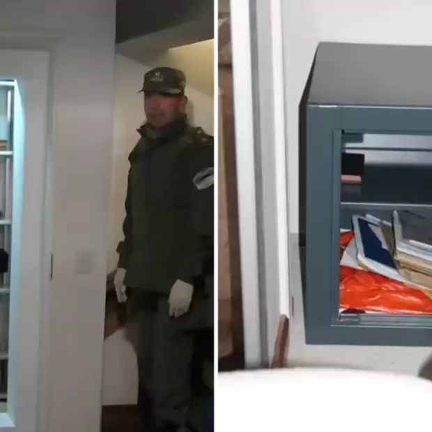 Cuadernos: exhibieron nuevas im�genes y videos de la b�veda de Cristina en El Calafate