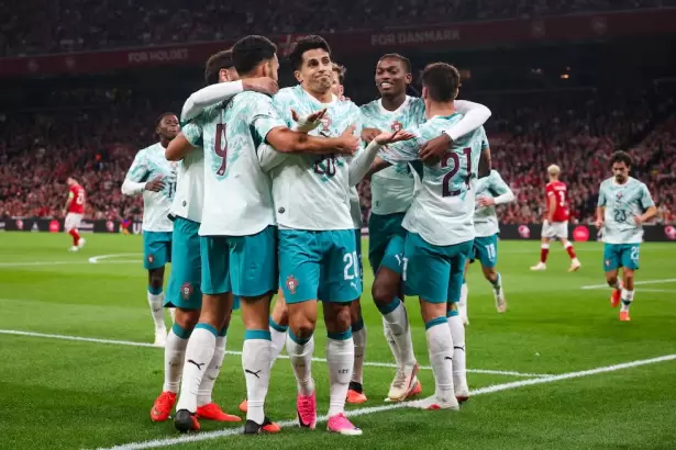 Tras la salida de Cristiano Ronaldo, Portugal venci� a Dinamarca por Nations League