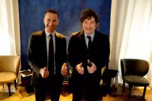 Javier Milei y Glencore anunciaron en Par�s el desarrollo del proyecto Agua Rica