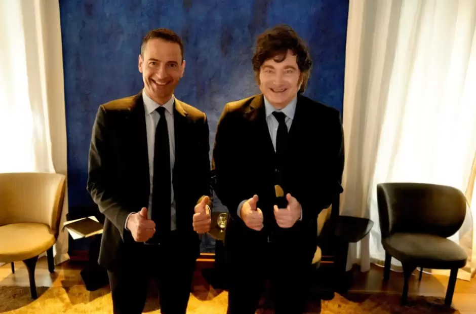 Javier Milei y el CEO de Glencore, Gary Nagle