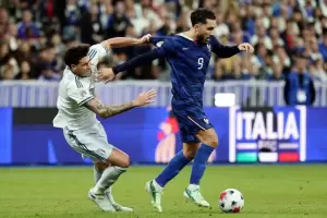 Francia e Italia igualaron en un partidazo por la Nations League