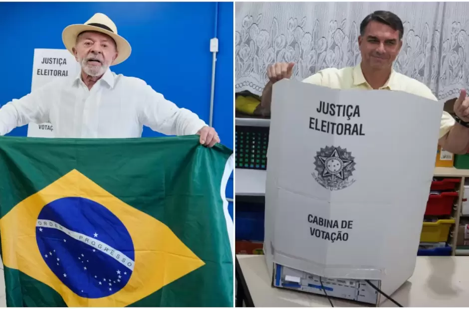Lula Da Silva y Flavio Bolsonaro