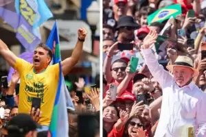 Fl�vio Bolsonaro gan� la primera vuelta y enfrentar� a Lula en el balotaje