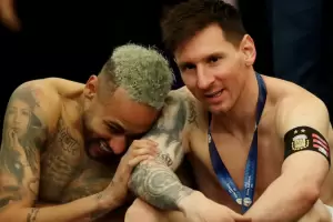Neymar le dedic� un sentido posteo a Lionel Messi el d�a de su despedida