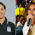 �La Sole cambi� el poncho de Catamarca por una campera a un jugador?