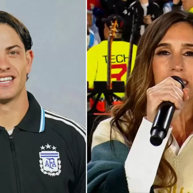 �La Sole cambi� el poncho de Catamarca por una campera a un jugador?