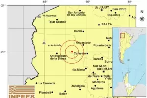 Sismo con epicentro en Salta, se sinti� en parte del Oeste catamarque�o