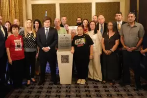 A tres a�os del ataque de Ham�s, el Gobierno reafirm� su condena al antisemitismo