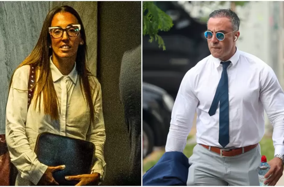 Agustina Cosachov y  Leopoldo Luque