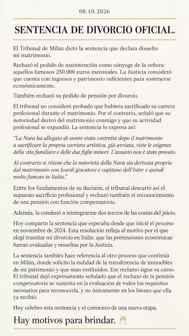 divorcio wanda icardi