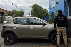 Secuestraron en el centro de Catamarca un auto con buscado en Capital Federal