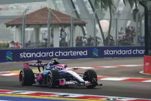 Colapinto termin� 19� en Singapur y se prepara para la clasificaci�n de la Sprint