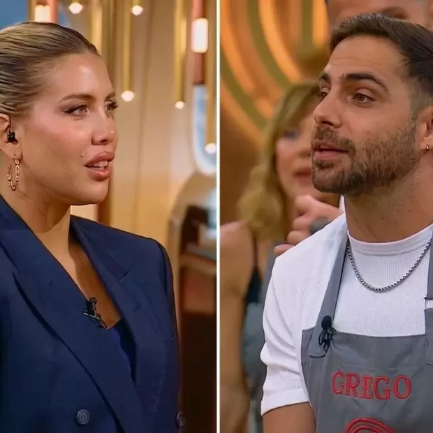 Grego Rossello intent� seducir a Wanda Nara en MasterChef y la reacci�n de ella sorprendi� a todos