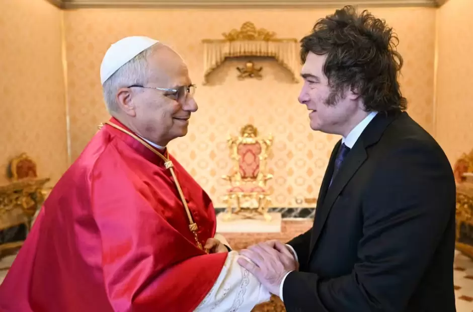 El Papa y Javier Milei