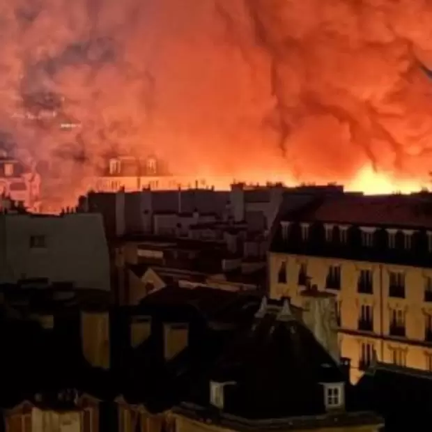 Incendio destruy� Enfants Rouges, el mercado cubierto m�s antiguo de Par�s