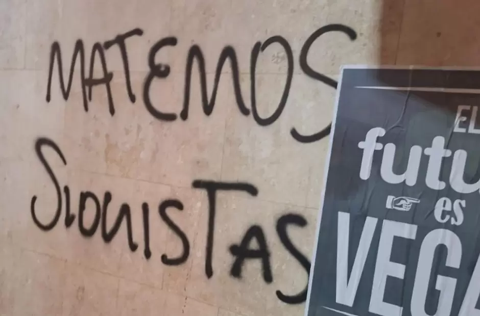 Pintadas en el Encuentro Plurinacional de Mujeres