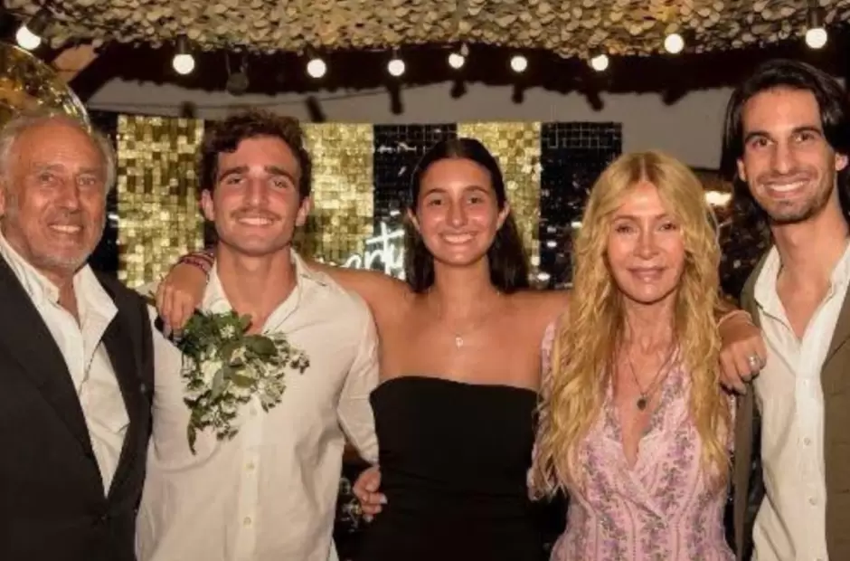 Cris Morena, Gustavo Yankelevich y sus nietos