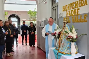 La Madre Morena lleg� al Poder Judicial en una jornada de devoci�n