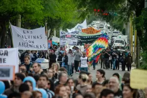 As� se vivi� la marcha universitaria en Catamarca