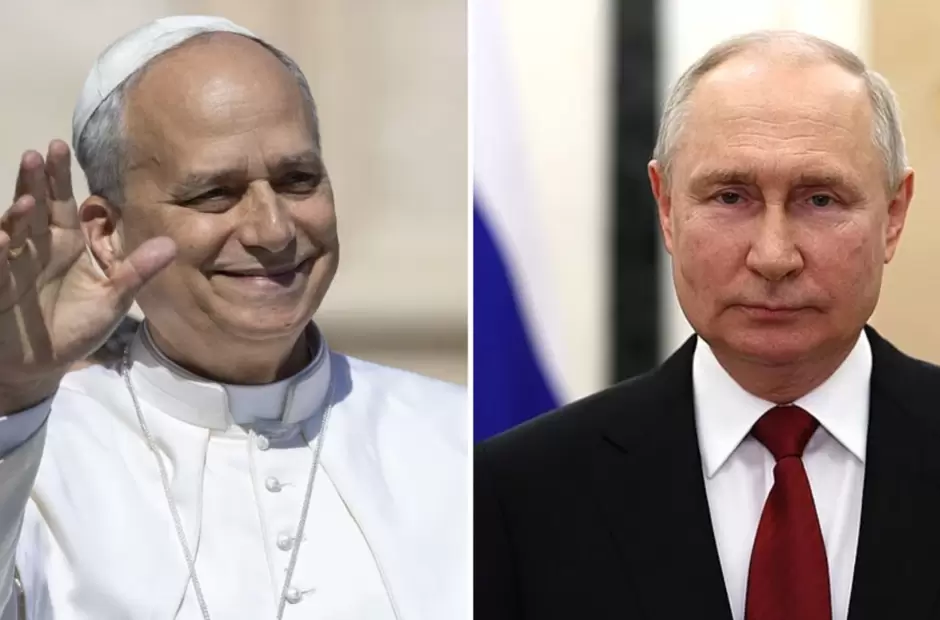 Le�n XIV y Vladimir Putin