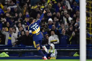 Boca le gan� a Talleres en La Bombonera y es el �nico l�der de la Tabla Anual