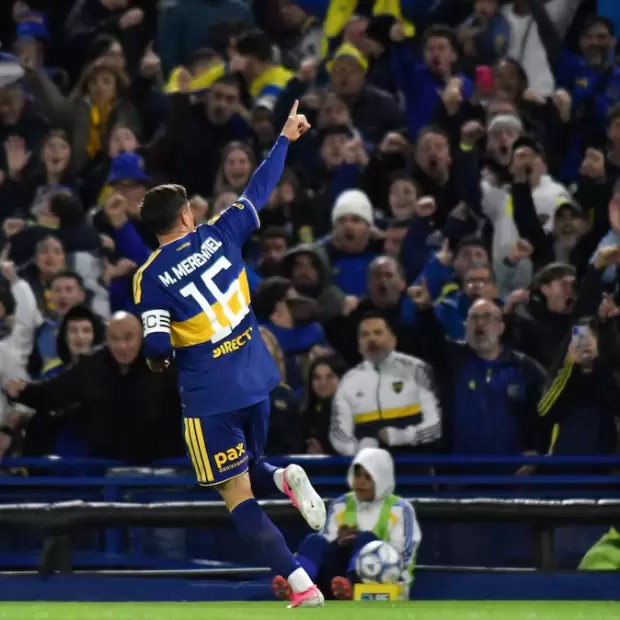 Boca le gan� a Talleres en La Bombonera y es el �nico l�der de la Tabla Anual