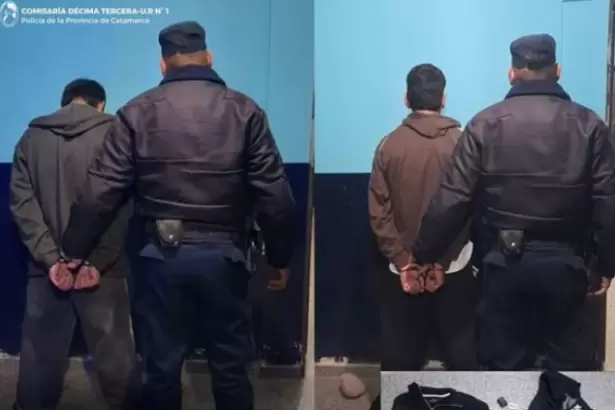 Detienen a arrebatadores: le hab�an sustra�dos pertenencias a dos adolescentes
