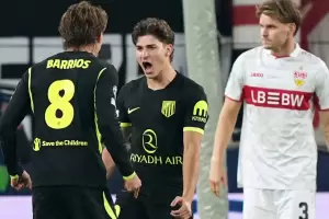 Juli�n �lvarez volvi� al gol en el empate del Atl�tico de Madrid por la Champions League