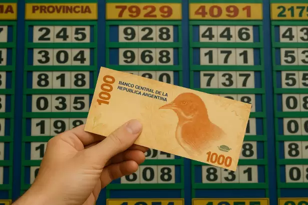 Resultado del sorteo matutino de la quiniela de Catamarca