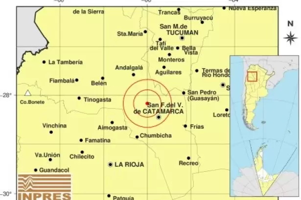Un sismo de 3,3 grados sorprendi� a los catamarque�os durante la noche del mi�rcoles