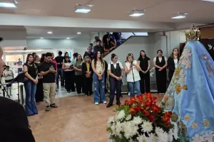 La Virgen del Valle lleg� a la Legislatura: el emotivo recibimiento
