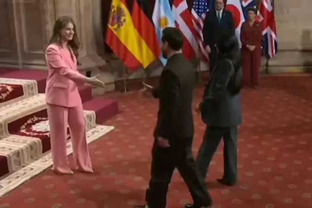 Messi fue recibido por la princesa Leonor antes de recibir el Premio Princesa de Asturias