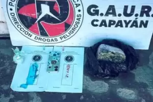 Detuvieron a un riojano en Chumbicha con medio kilo de marihuana