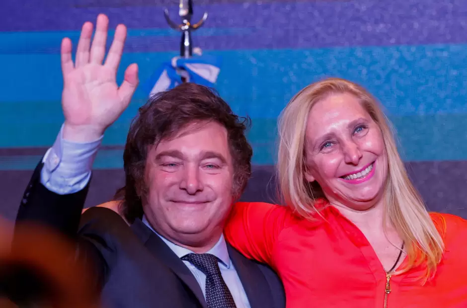 Javier y Karina Milei