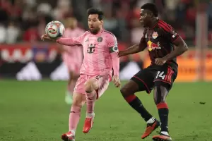 Messi entr� en el segundo tiempo en la derrota de Inter Miami ante New York Red Bulls