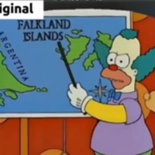 Telefe elimin� una escena de "Los Simpson" sobre las Islas Malvinas y desat� el enojo