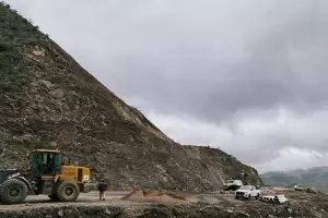 Avanza la pavimentaci�n de la Ruta N.� 1 entre Loma Larga y Las Chacritas