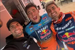 Los Benavides entrenan en Fiambal� para el pr�ximo Rally Dakar