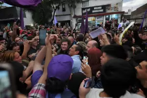 Javier Milei lleg� a Catamarca por primera vez y fue recibido por una multitud