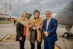 Jalil recibi� al presidente Milei en su primera visita oficial a Catamarca