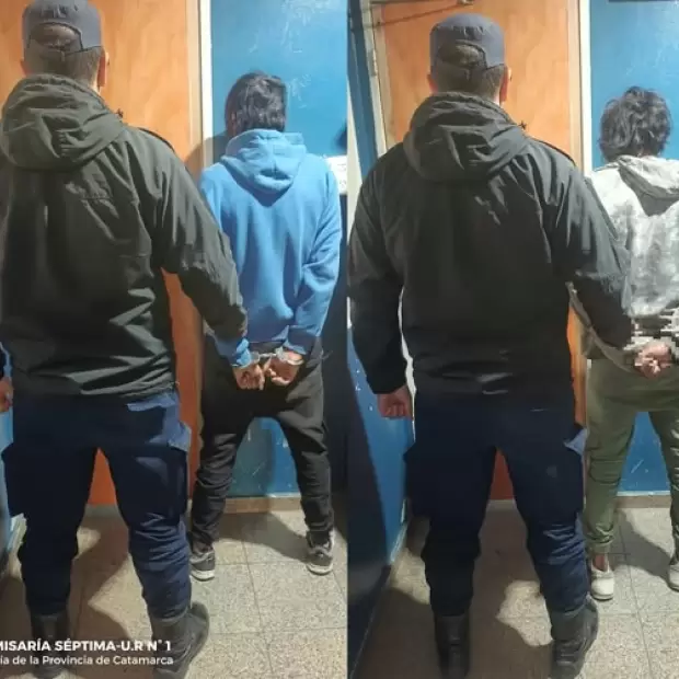 Le robaron a su propia madre: est�n detenidos y le secuestraron armas blancas
