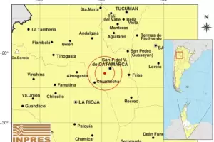 Un temblor de 3,1 grados sorprendi� a los catamarque�os