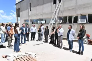 El nuevo Hospital de Bel�n alcanza el 80% de avance de obra gracias a la inversi�n del fideicomiso minero